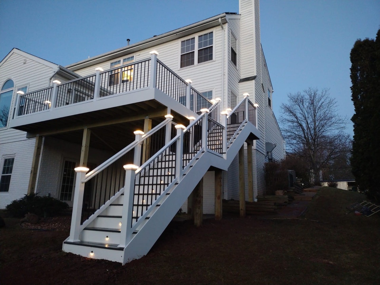 Open Deck with LED Lighting